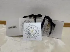CHANEL 花柄チャーム リボン付き