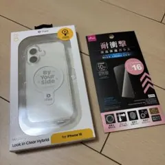 iFace iPhone 16 ケース MagSafe対応＋画面保護シート