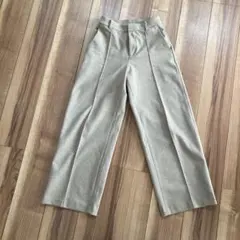 美品　UNIQLO ブラッシュドジャージーワイドパンツ XS