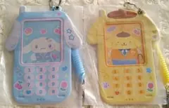 【匿名配送】サンリオ　ガラケー形パスケース　シナモン　ポムポムプリン