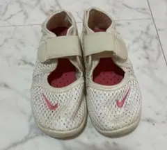 NIKE リトルリフト 15cm 白×ピンク