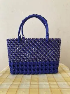 ハンドメイド かごバッグ