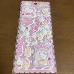 ぷっくり立体シール　サンリオ　キティ