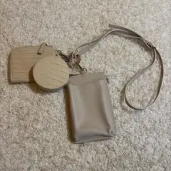 ローリーズファーム　3setスマホショルダーバッグ