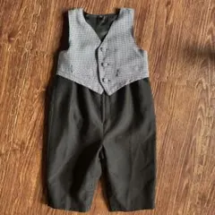 セレモニースーツ ベスト付きロンパース 90cm