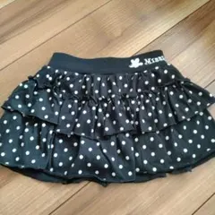 Minnie 水玉模様 フリルスカート 120cm