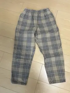 GU チェック柄 ボトムス 150