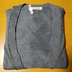 丈長め　NATURAL BEAUTY BASICカーディガン　グレー