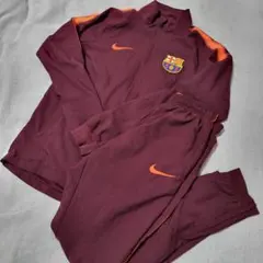 レア美品☆NIKEナイキ FCバルセロナ セットアップ トラックジャケット S