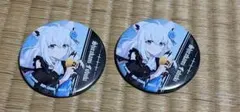 ホロライブ 白上フブキ 缶バッジ 2個セット