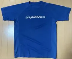 phiten ラグランスリーブシャツ Lサイズ 青