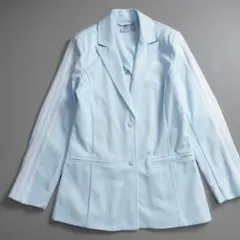 adidas originals ジャージ生地ブレザー テーラードジャケット