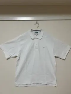 LACOSTE ホワイト ポロシャツ M