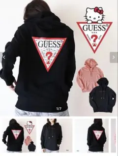 GUESS ハローキティ パーカー ブラックのサムネイル