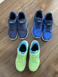 アシックス　スニーカー 22.5 3足セット