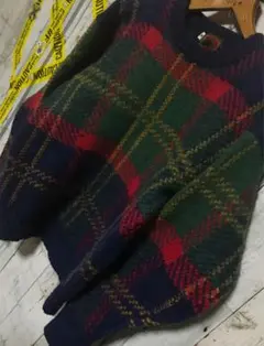 廃盤80s BOSTON ニット セーター 総柄 編み込み  COOGI HUF