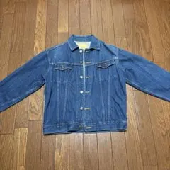 濃いデニムブルー デニムジャケット