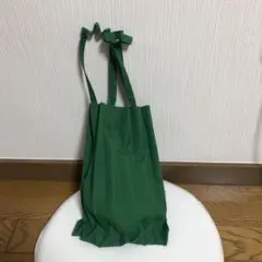ミヤケイッセイ　TRUNK PLEATS BAG グリーン
