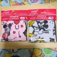 ミッキーオリジナルハンドタオル2種類セット