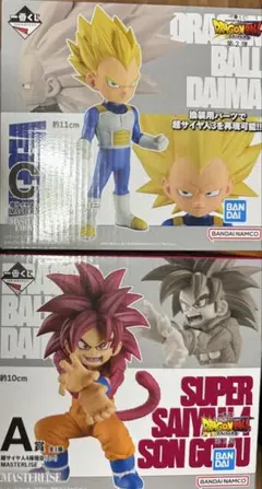 未開封 一番くじ ドラゴンボールDAIMA 第2弾 A賞 孫悟空 C賞 ベジータ