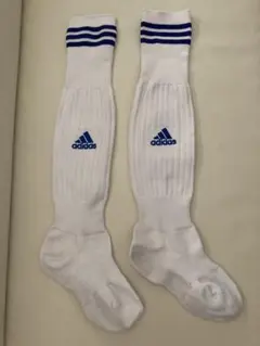 adidas サッカーソックス ホワイト ブルーのサムネイル