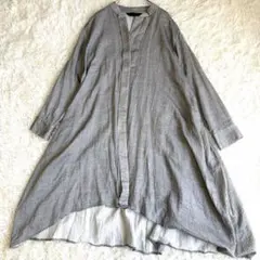 美品 MOYURU／萌 モユル リネン100% ロングカーディガン 羽織物 - メルカリ