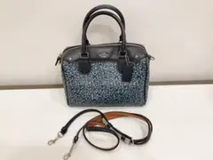 「新品」コーチ　花柄　ミニボストンバッグ