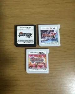 ポケットモンスター ホワイト Y オメガルビー 3本セット