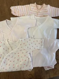 ミキハウス　肌着　長着　短着　ロンパース