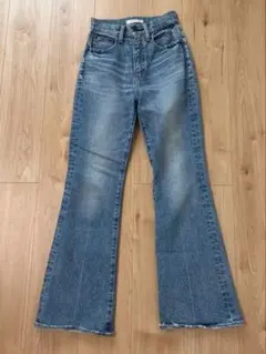 MOUSSY MVS FLARE フレアデニム ジーンズ 24 S 日本製 - メルカリ