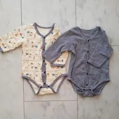 肌着 ロンパース 2枚set