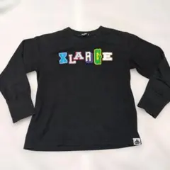 XLARGE ブラック 長袖カットソー 130