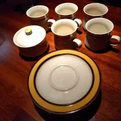 ポ*ポ様 カップ＆ソーサー 5客セット 蓋付きポット付き