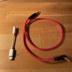 iPhoneイヤホンジャック変換アダプタ、ステレオ延長ケーブル　セット