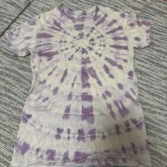 タイダイ柄 半袖Tシャツ パープル