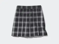 ユニクロ　GIRLS チェックプリーツミニスコート　140cm キュロット