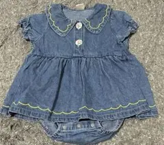 ベビー ロンパース 女の子 70 デニム futafuta