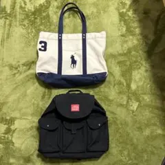 マンハッタンポーテージ　リュック　POLO ラルフローレン　トートバッグ　セット