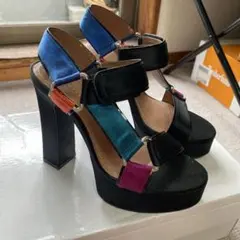 ZARA 多色ハイヒールサンダル