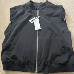 ジップアップベスト⭐︎ブラック