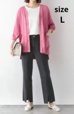 新品 未使用 GLOBAL WORK デニムセンタースリットパンツのサムネイル