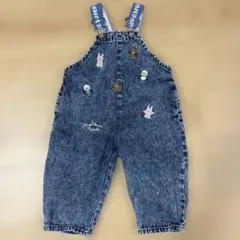 futafuta デニムオーバーオール 90センチ