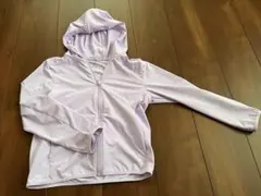ユニクロ キッズエアリズムUVカットメッシュフルジップパーカ130cm