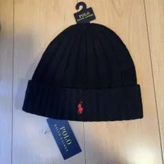 Polo Ralph Lauren ブラックニット帽
