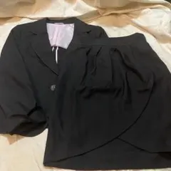 PSFA レディースMサイズ黒いスーツセット（ジャケット・スカート）送料込み