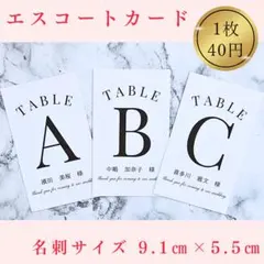 210エスコートカードテーブルナンバー席札ペーパーアイテムウェディング小物席次表