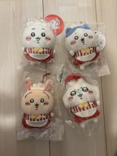 ちいかわ焼き 店員さんなマスコット 3点セット（ちいかわ・ハチワレ