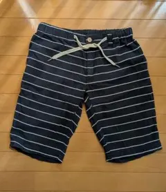 【オールドユニクロ】ネイビー/ホワイトストライプ ショートパンツ M