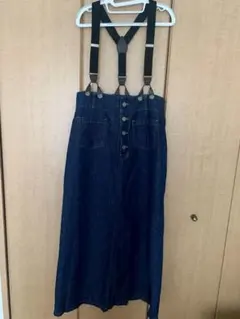 fig London デニムつなぎスカートのサムネイル