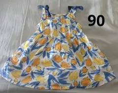 branshes チューリップ柄 ワンピース 90cmのサムネイル
